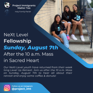 NeXt Level Fellowship / Compañerismo de NeXt Level @ Sacred Heart Church Hall